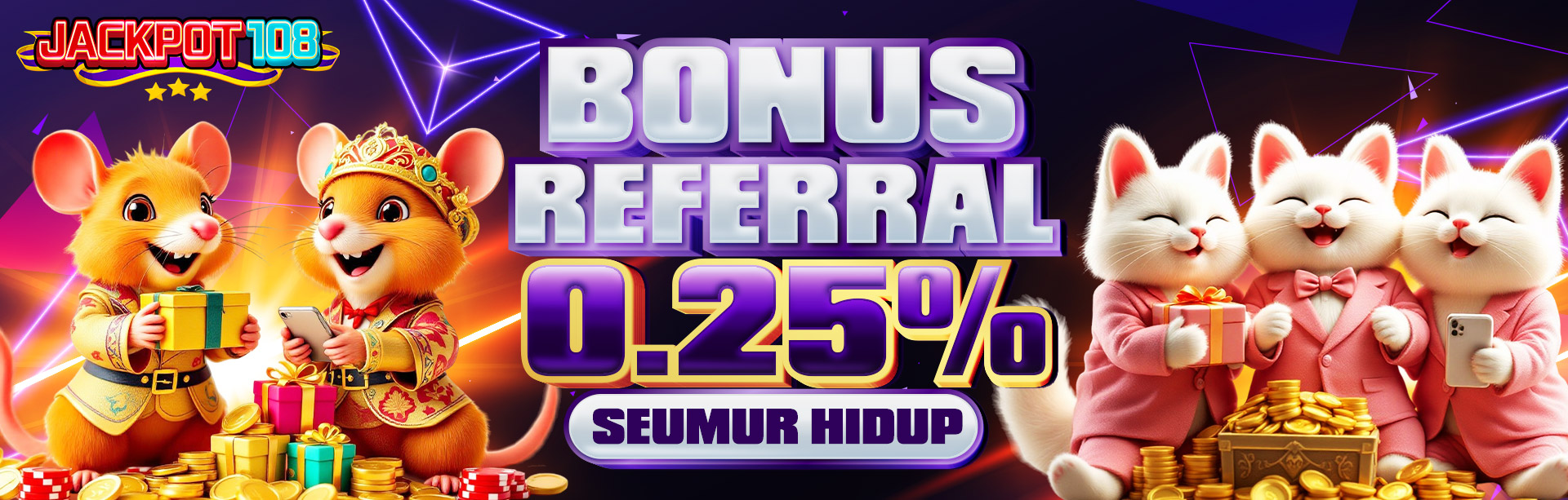 BONUS REFERRAL TURNOVER 0.25%