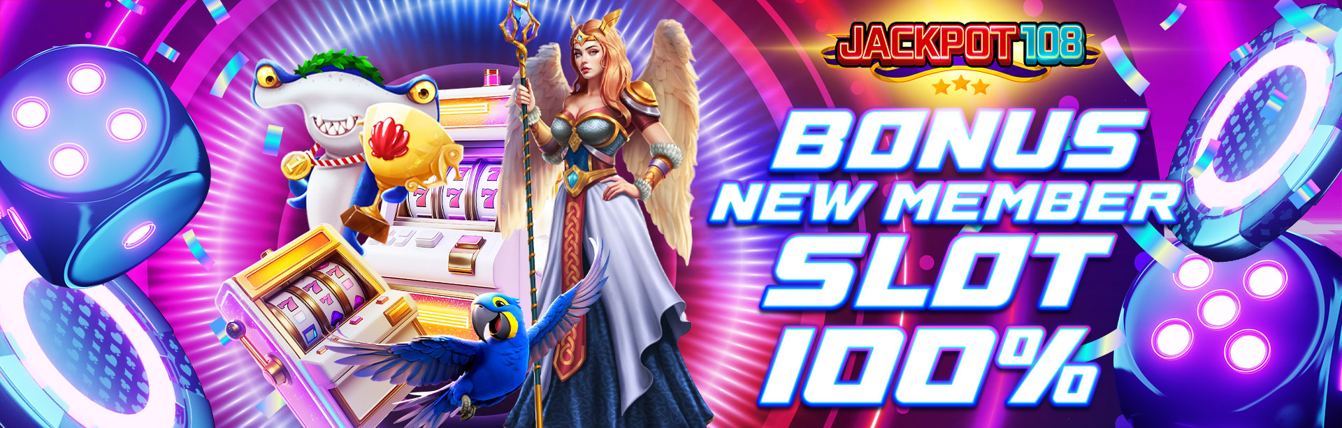 BONUS NEW MEMBER SLOT 100%