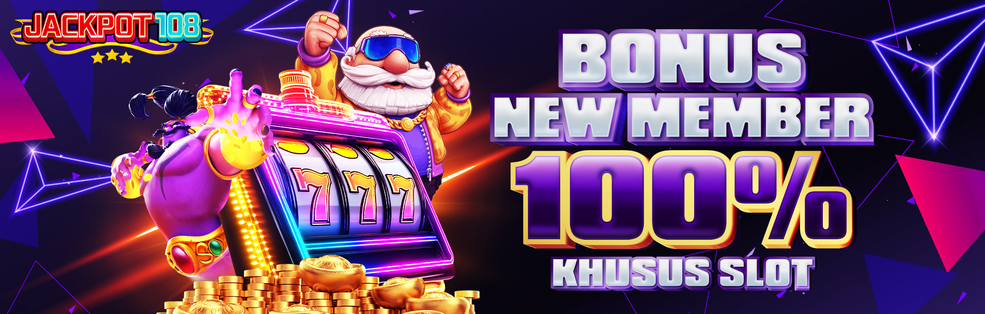 BONUS NEW MEMBER SLOT 100%