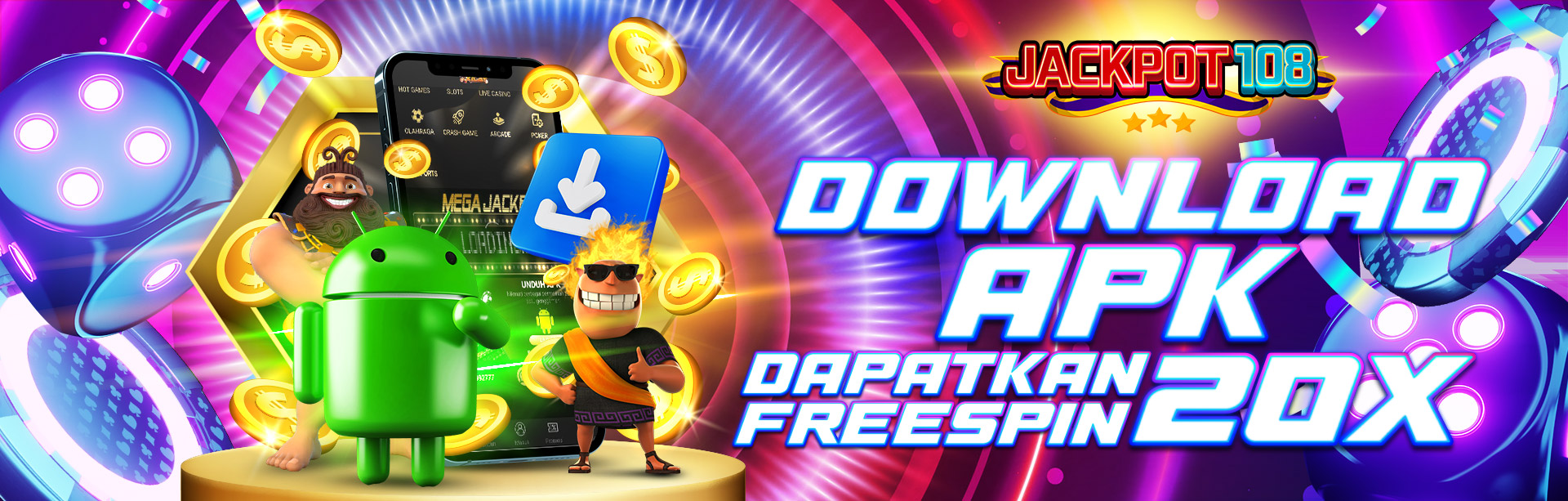 DOWNLOAD APK DAPATKAN FREESPIN 20X