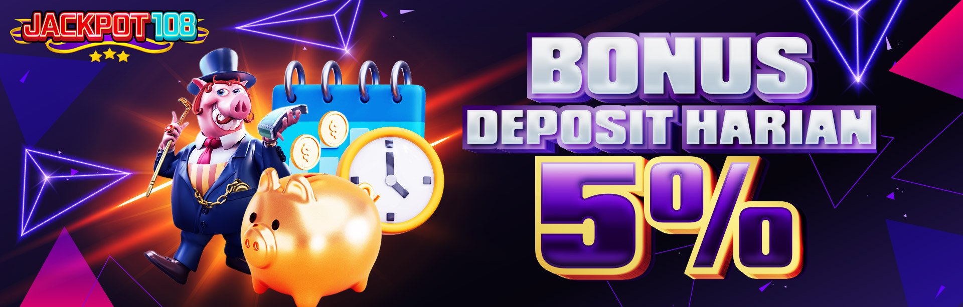 BONUS DEPOSIT HARIAN 5%