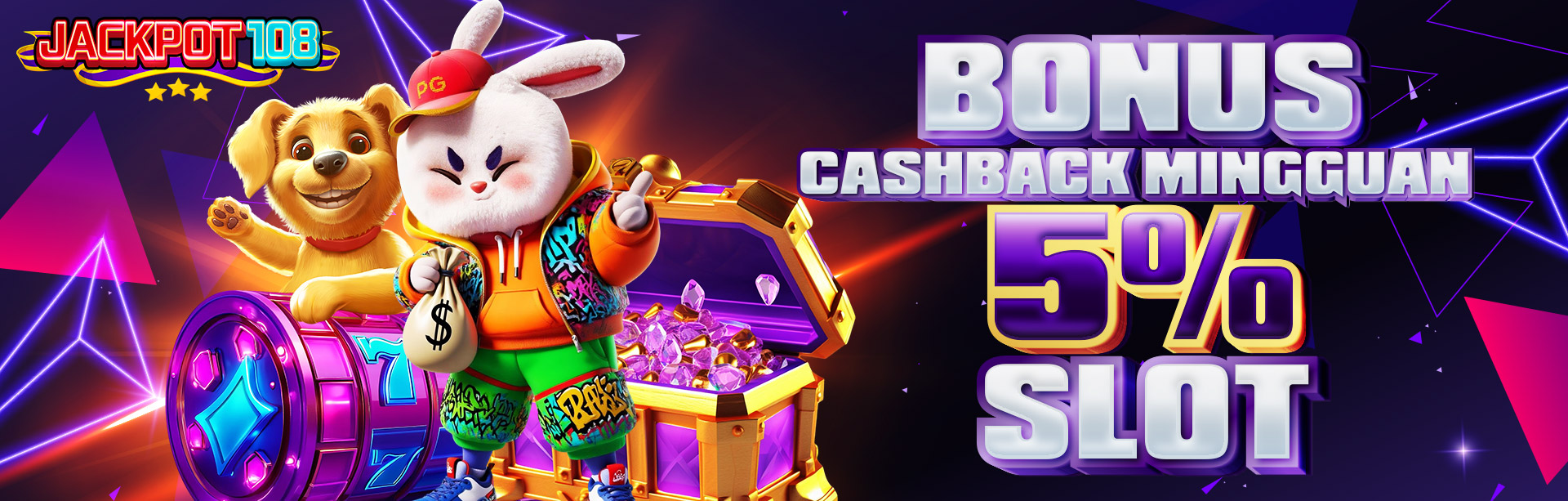 BONUS CASHBACK 5% SLOT
