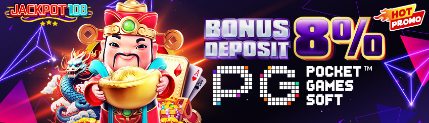 BONUS DEPOSIT HARIAN 8% PGSOFT