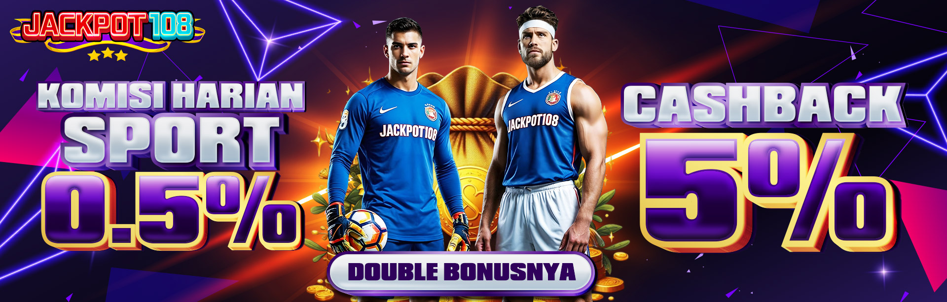 KOMISI HARIAN SPORT 0.5% & CASHBACK SPORT 5%