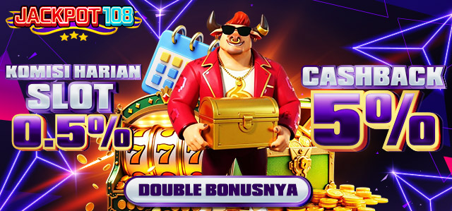 KOMISI HARIAN SLOT 0.5% & CASHBACK SLOT 5%